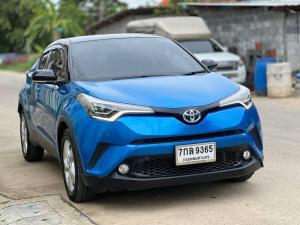 Toyota C-HR Hybrid MID HV  ปี 2018  สีน้ำเงิน ออโต้  สภาพเยี่ยม ป้ายแดง มือเดียว Toyota, C-HR 2018