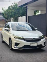 honda  HONDA CITY 1.0 V TURBO SEDAN   ปี 2021   สีขาว    ออโต้ Honda, City 2021