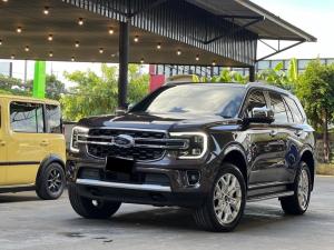 Ford, Everest 2023 FORD NEW EVEREST 2.0 Wagon 4dr Titanium+ 7st Auto 10sp 2.0 4X4WD  Y23 สีน้ำตาล Mellocar