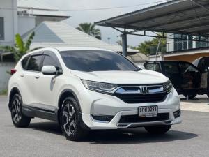 Honda, CR-V 2017 #Honda CRV 2.4EL 4WD 7ที่นั่ง ปี 17 สีขาว   เกียรออโต้ Mellocar