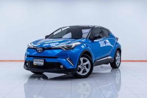 Toyota, C-HR 2018 TOYOTA CHR 1.8 HYBRID MID AT สีน้ำเงิน ดำ ปี 2018 เบนซิน+ไฟฟ้า Mellocar