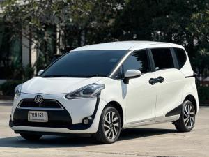 Toyota, Sienta 2018 Toyota SIENTA 1.5V A/T สีขาว ปี 2018 Mellocar