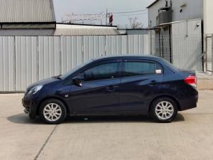 Honda, Brio 2013 HONDA BRIO AMAZE 1.2V TOP ปี 13  สีน้ำเงิน ออโต้ Mellocar