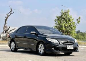 09 TOYOTA ALTIS 1.6 G สีดำ เกียร์ออโต้ ติดแก็ส LPG หัวฉีด Versus ไมล์ 188,xxx km Toyota, Corolla Altis 2009